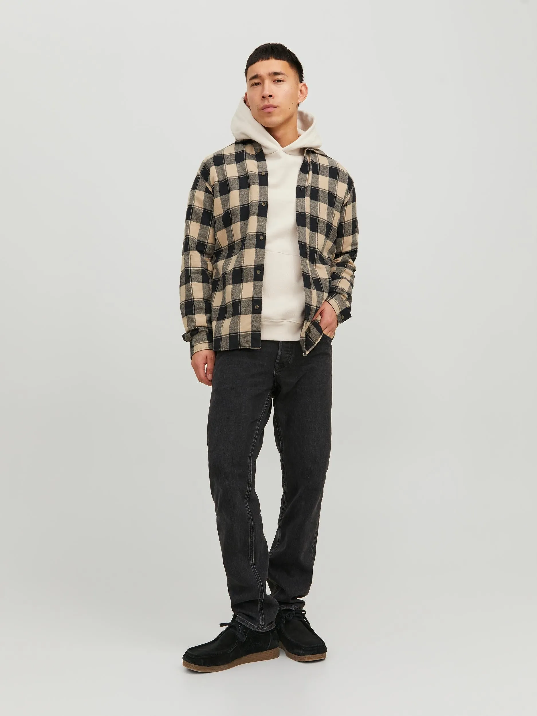 Jack & Jones Buffalo Check Shirt-CROCKERY