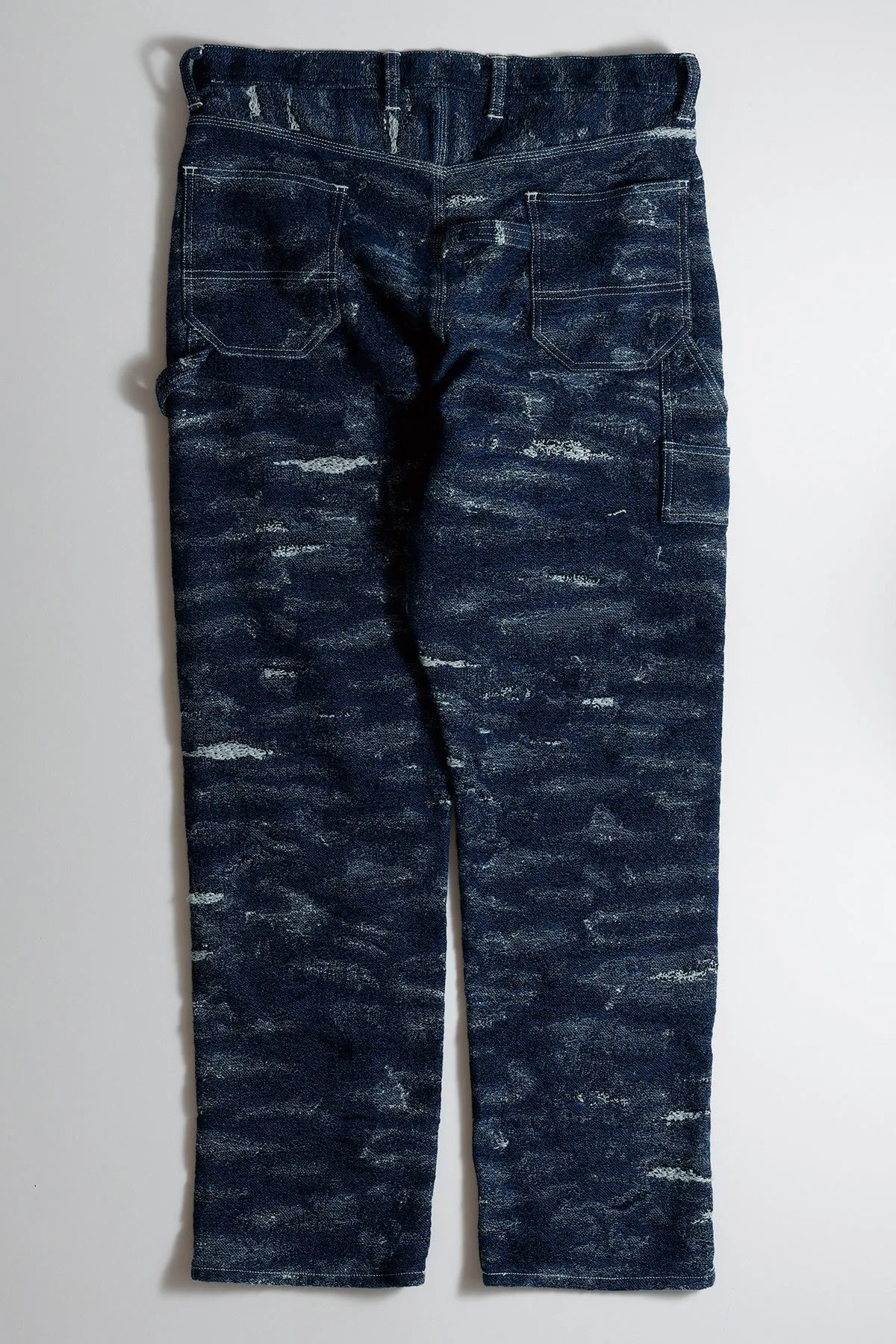 JACQUARD PAINTER PANTS RINSE