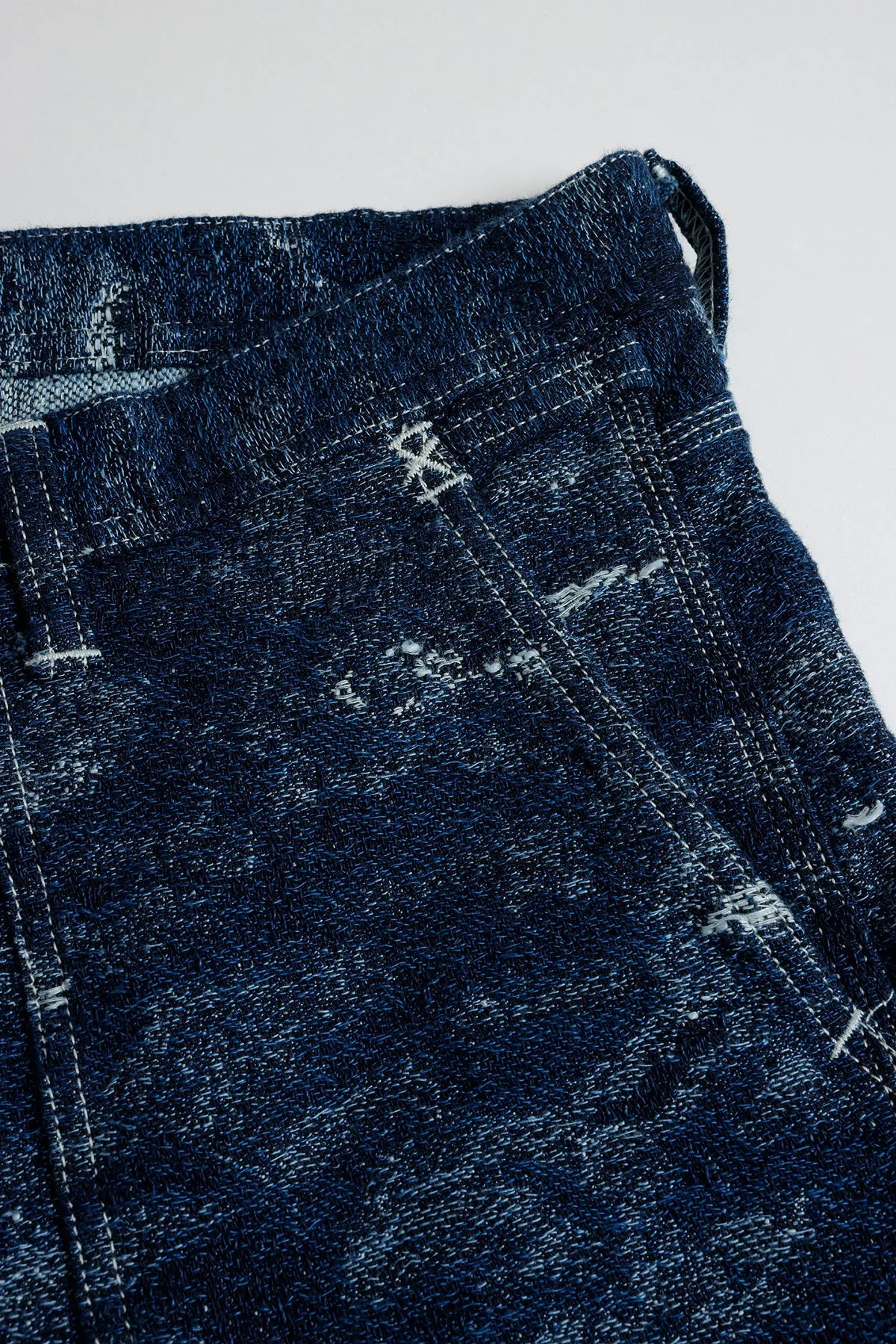 JACQUARD PAINTER PANTS RINSE