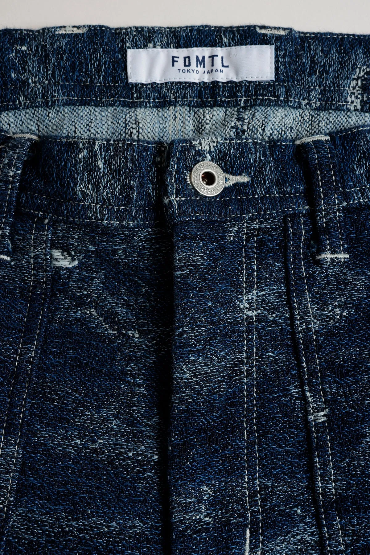 JACQUARD PAINTER PANTS RINSE