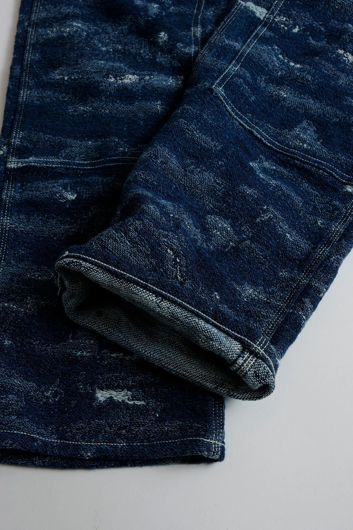 JACQUARD PAINTER PANTS RINSE