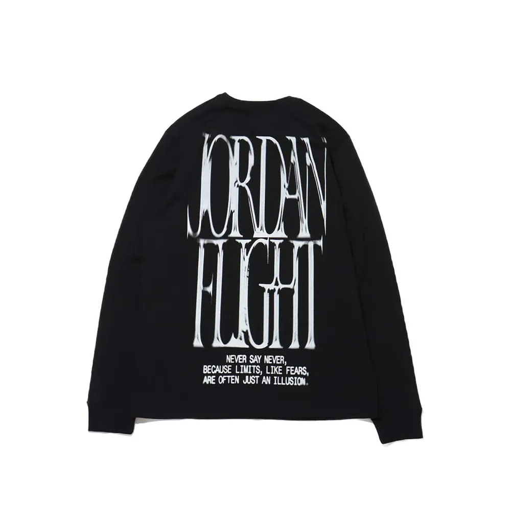 Jordan LS Tee 'Black/White'