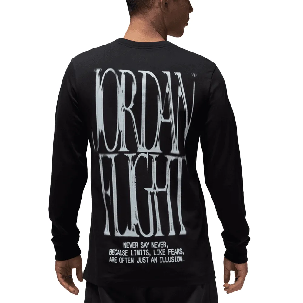 Jordan LS Tee 'Black/White'