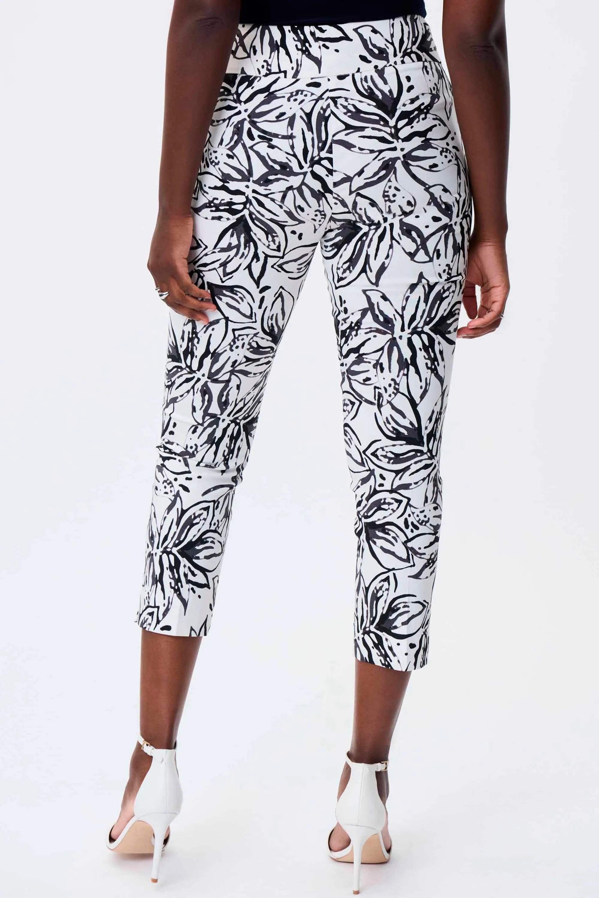Joseph Ribkoff Vanilla/ Black Trousers Style 231030