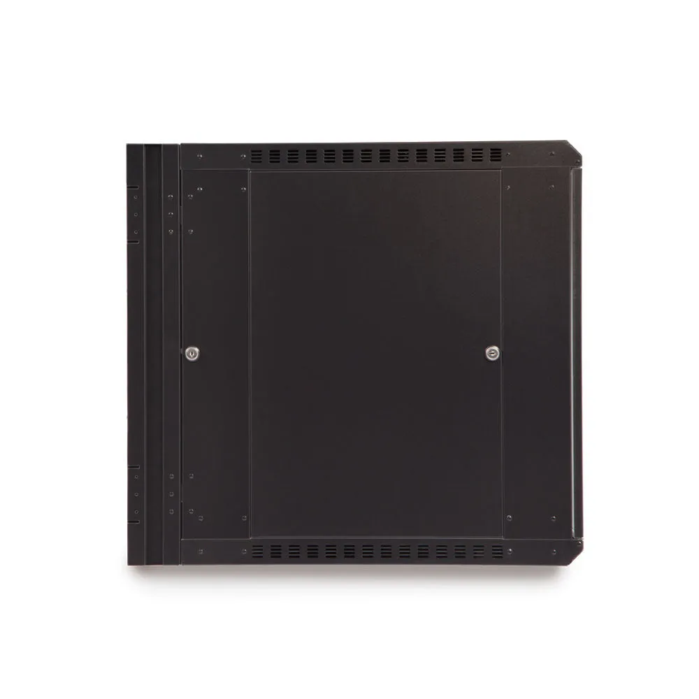 Kendall Howard 12U LINIER® Swing-Out A/V Wall Mount Cabinet - Glass Door (3130-3-001-12)