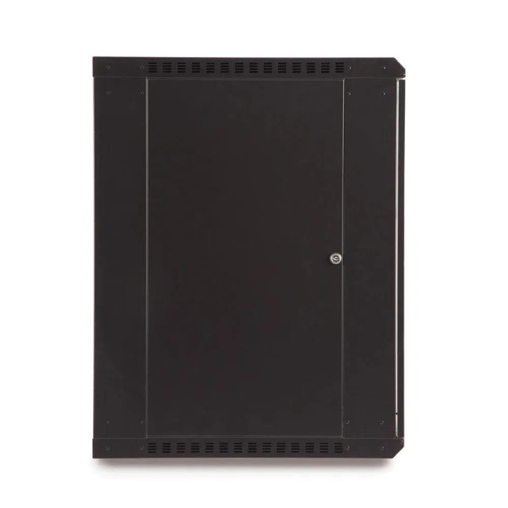 Kendall Howard 15U LINIER® Fixed A/V Wall Mount Cabinet - Glass Door (3140-3-001-15)