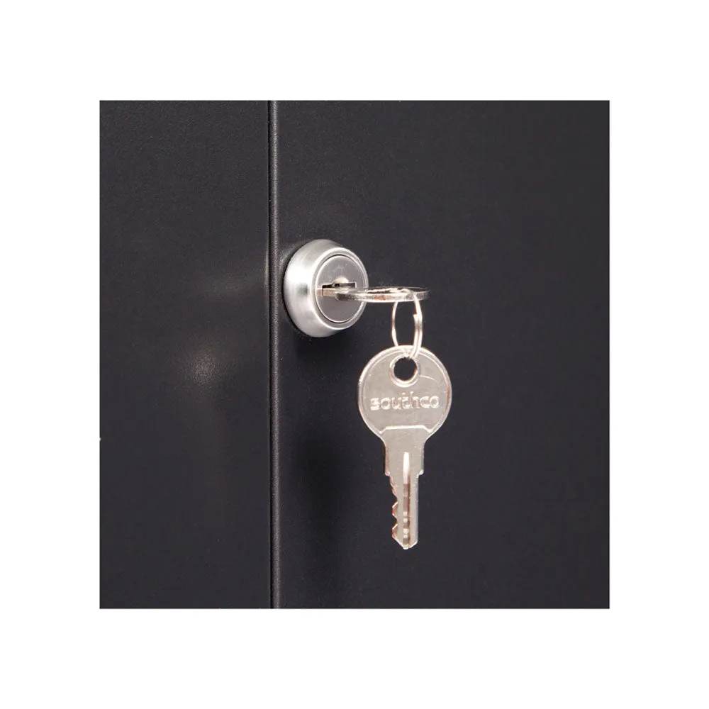 Kendall Howard 15U LINIER® Fixed A/V Wall Mount Cabinet - Glass Door (3140-3-001-15)