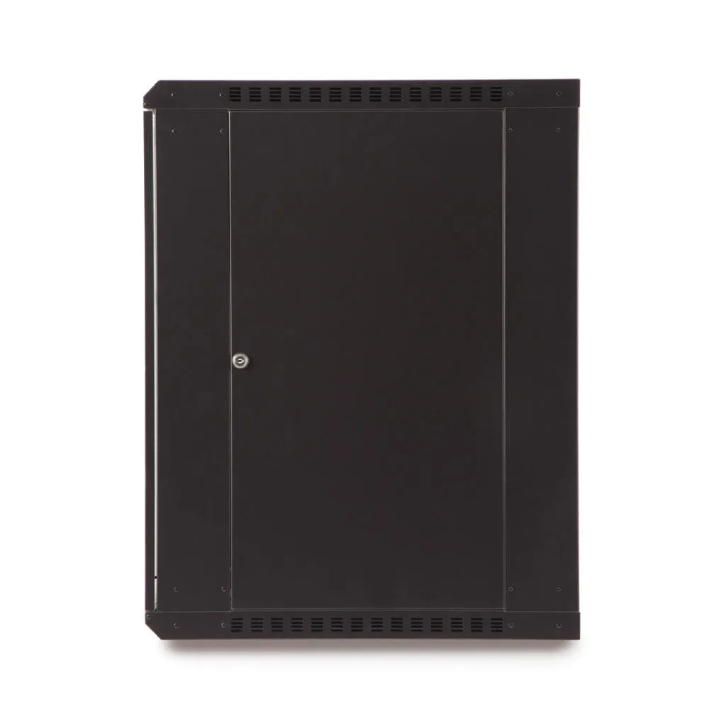 Kendall Howard 15U LINIER® Fixed A/V Wall Mount Cabinet - Glass Door (3140-3-001-15)