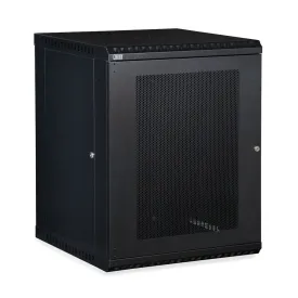 Kendall Howard 15U LINIER® Fixed A/V Wall Mount Cabinet - Vented Door (3142-3-001-15)