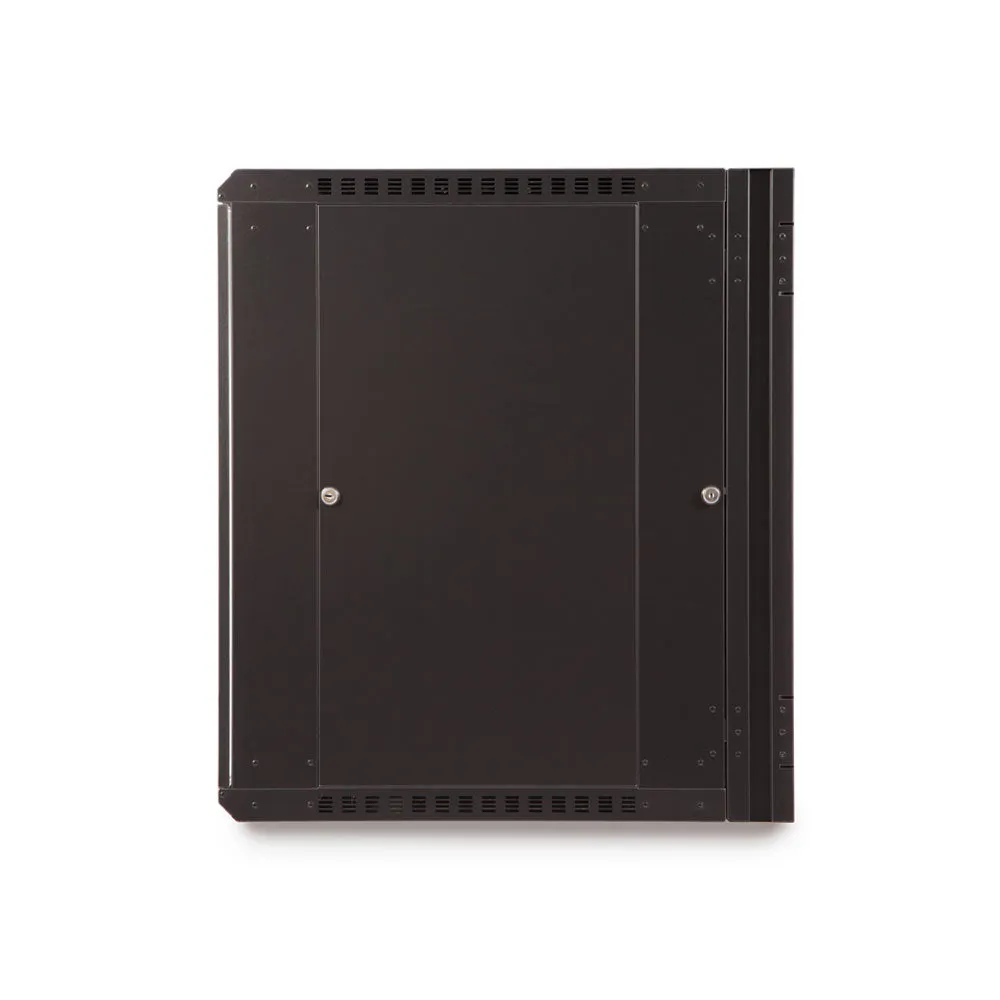 Kendall Howard 15U LINIER® Swing-Out A/V Wall Mount Cabinet - Glass Door (3130-3-001-15)