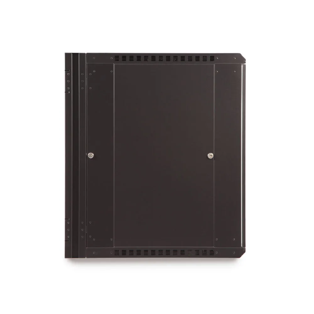 Kendall Howard 15U LINIER® Swing-Out A/V Wall Mount Cabinet - Glass Door (3130-3-001-15)