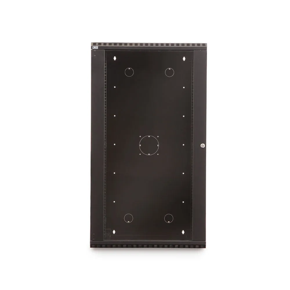 Kendall Howard 22U LINIER® Fixed A/V Wall Mount Cabinet - Glass Door (3140-3-001-22)