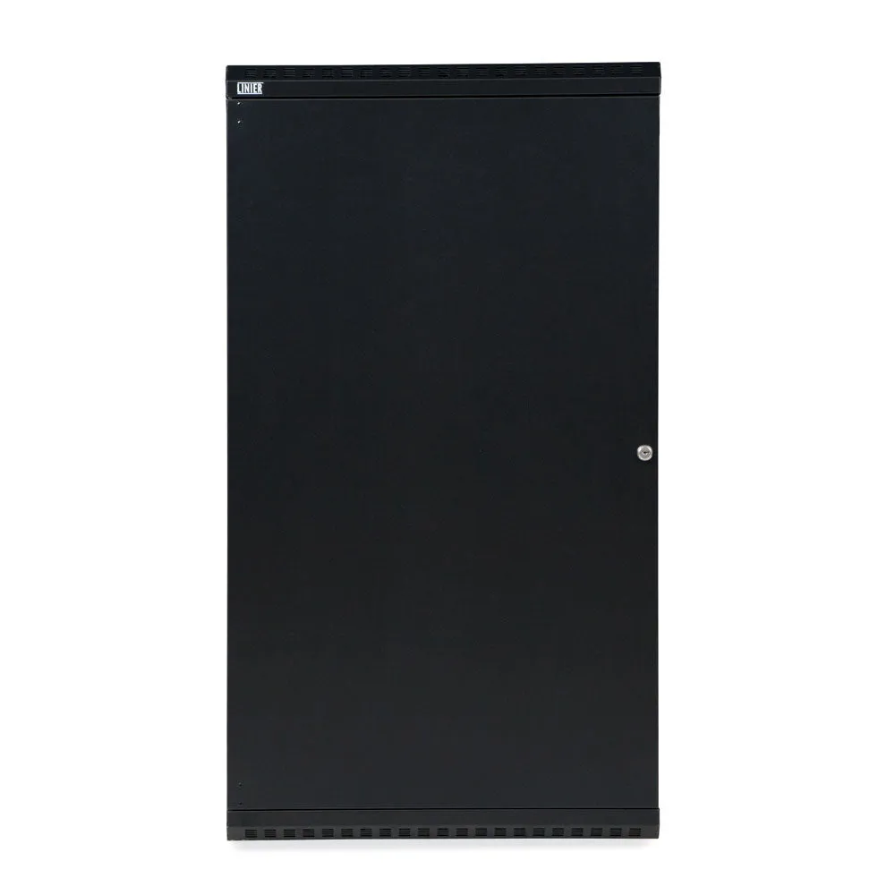 Kendall Howard 22U LINIER® Fixed Wall Mount Cabinet - Solid Door (3141-3-001-22)
