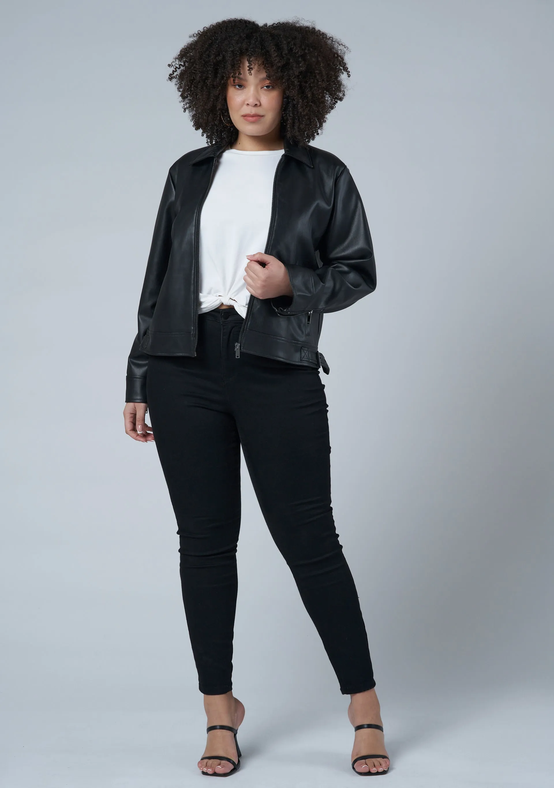 Kilani Zip PU Jacket