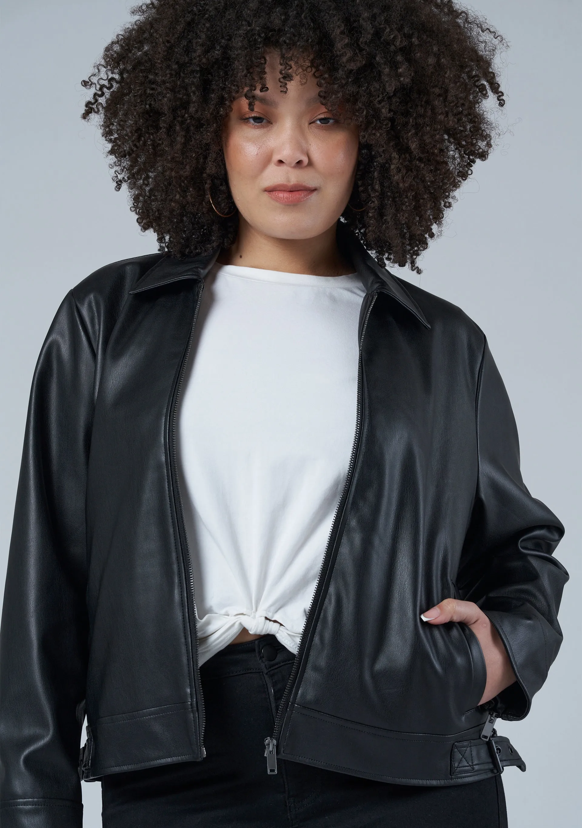 Kilani Zip PU Jacket