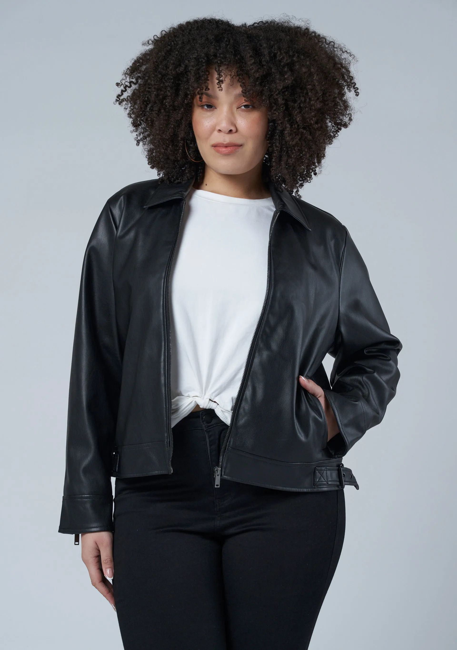 Kilani Zip PU Jacket