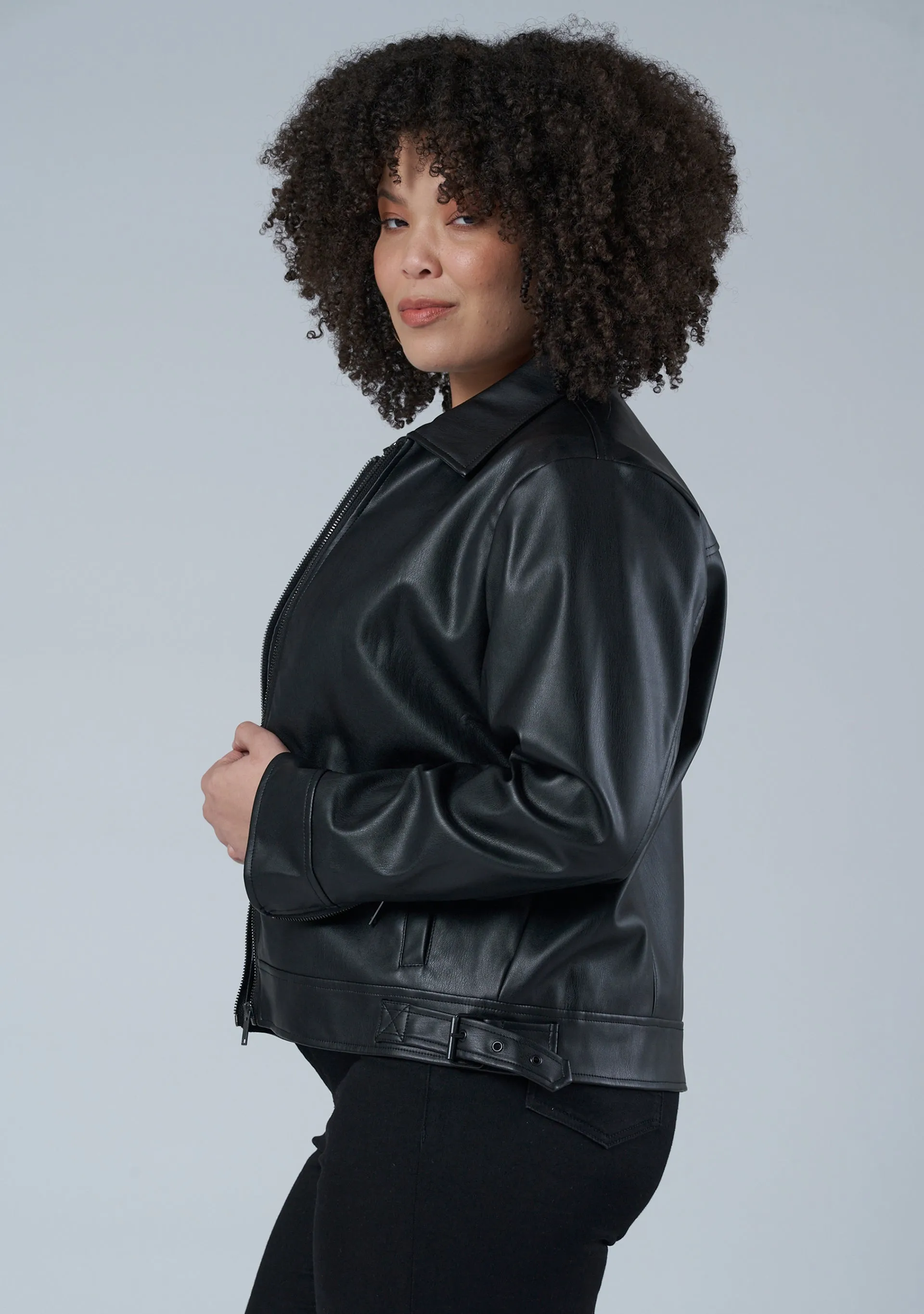 Kilani Zip PU Jacket