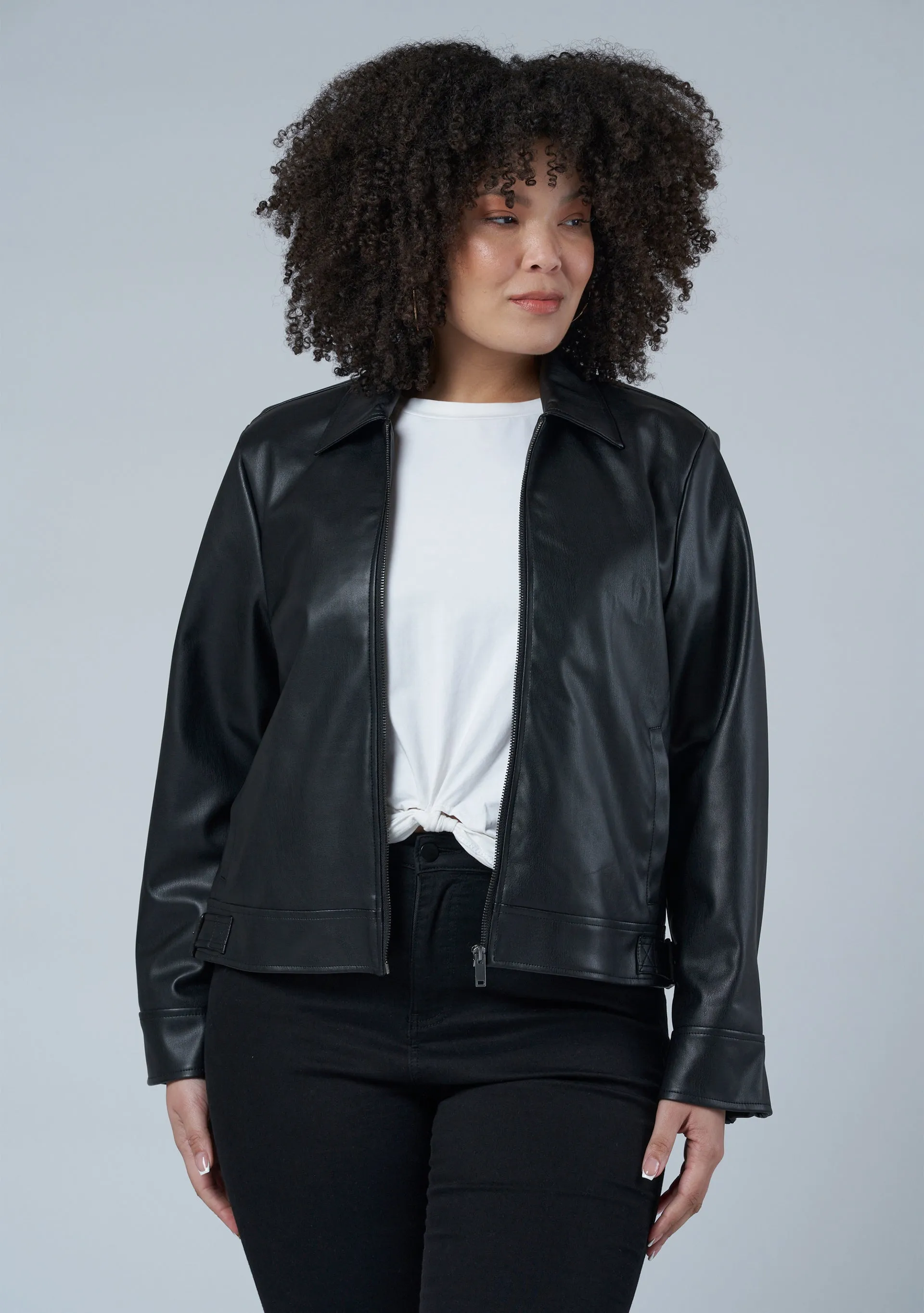 Kilani Zip PU Jacket