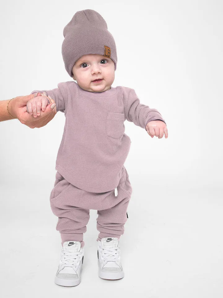 Little Bipsy- Thistle Waffle L/S