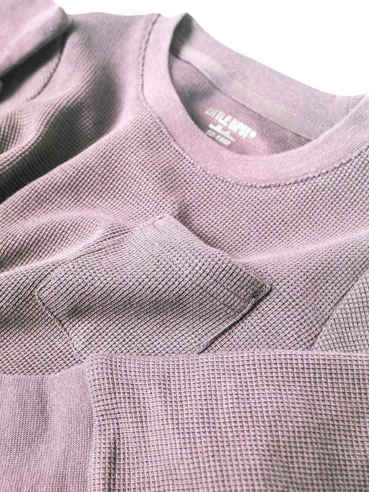 Little Bipsy- Thistle Waffle L/S