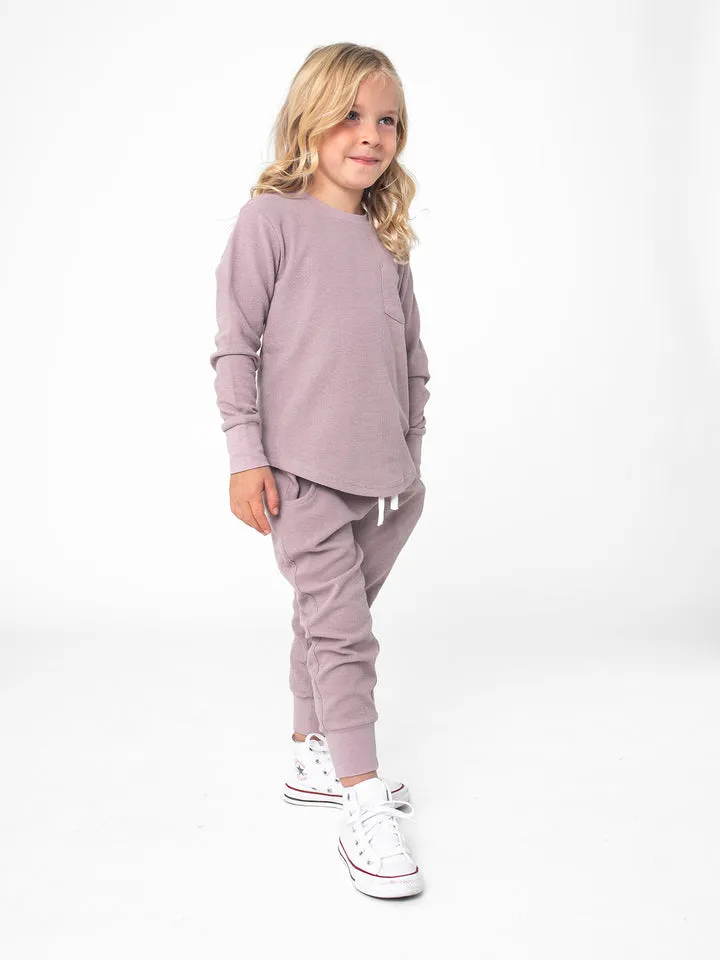 Little Bipsy- Thistle Waffle L/S
