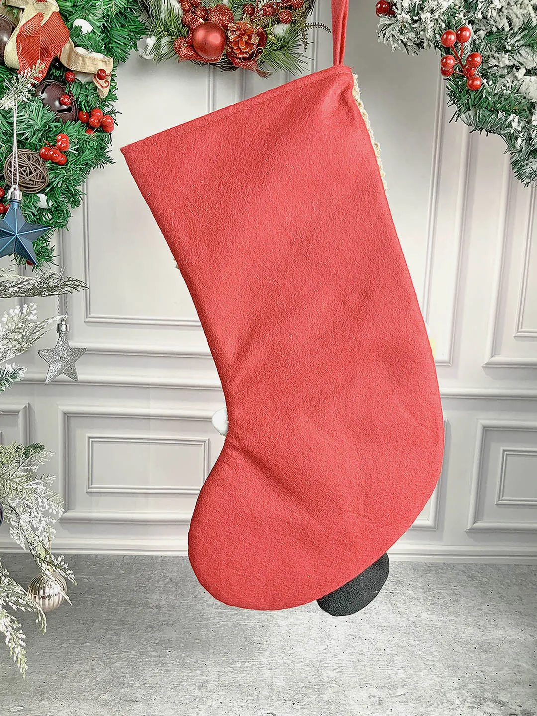 Little Surprise Box, Lettering Christmas Stocking for Gifts and Christmas Décor-18 inches