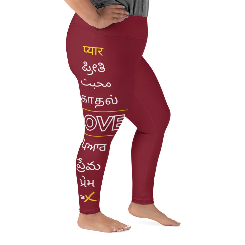 LOVE Languages of India Leggings