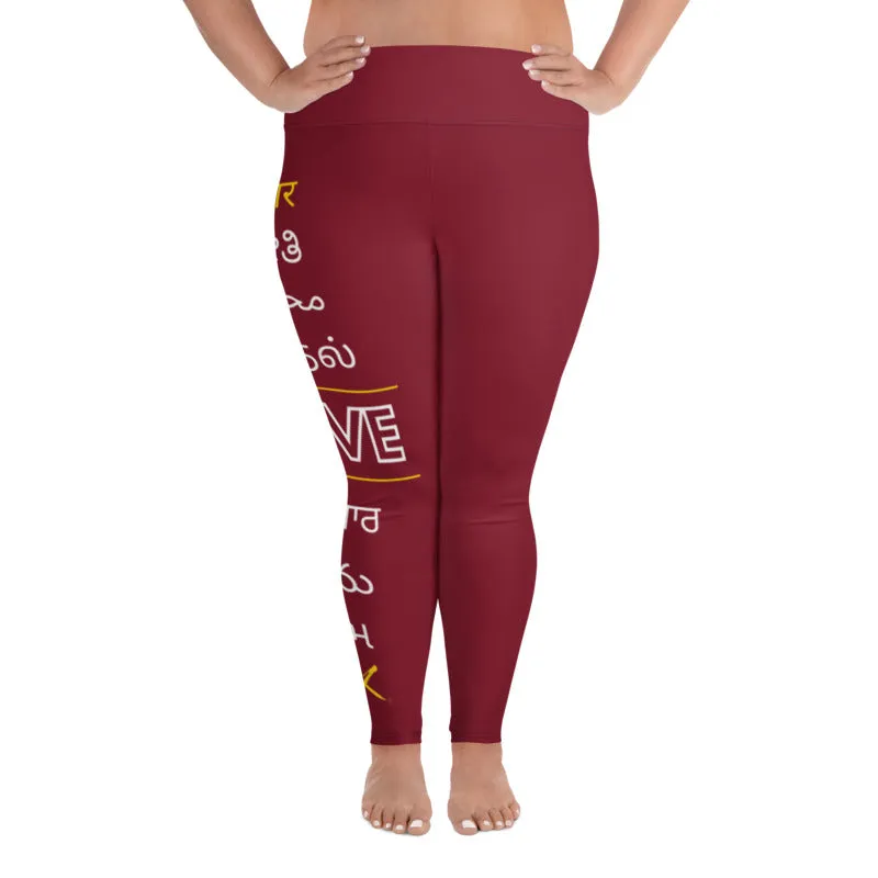 LOVE Languages of India Leggings