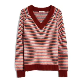 Madewell Arden V Neck All Cotton Sweater XL