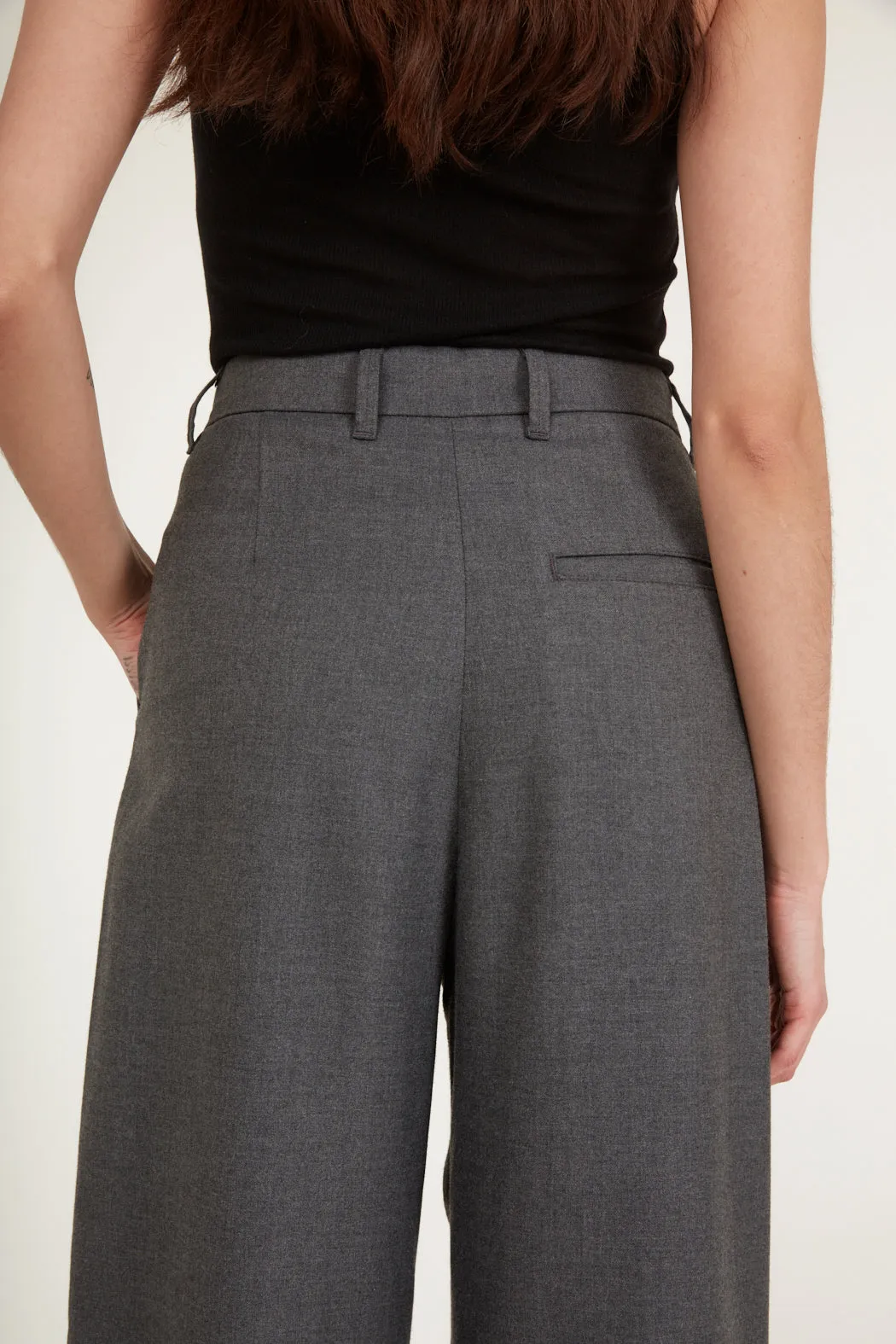 Marge Pants - Dark Grey Mel.