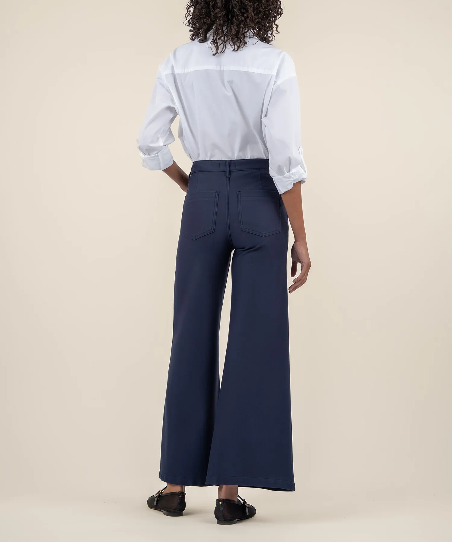 Meg High Rise Wide Leg Trouser