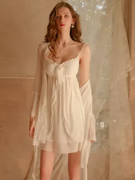 Mesh Spaghetti Strap Mini Dress