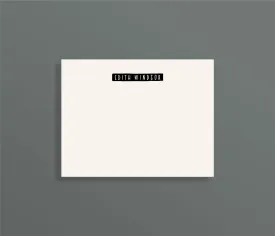 Monograph Custom Letterpress Stationery