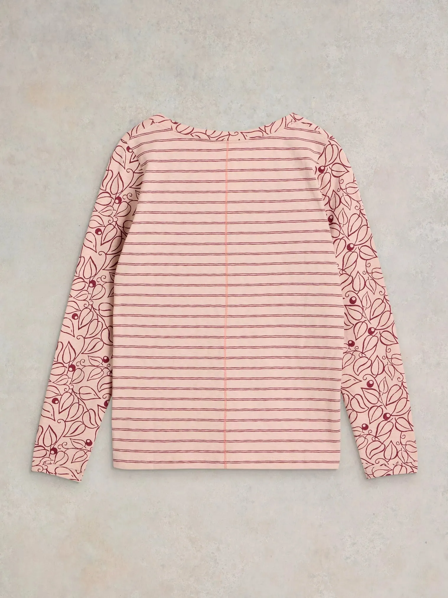 Nelly Long Sleeves Tee in Plum by WhiteStuff
