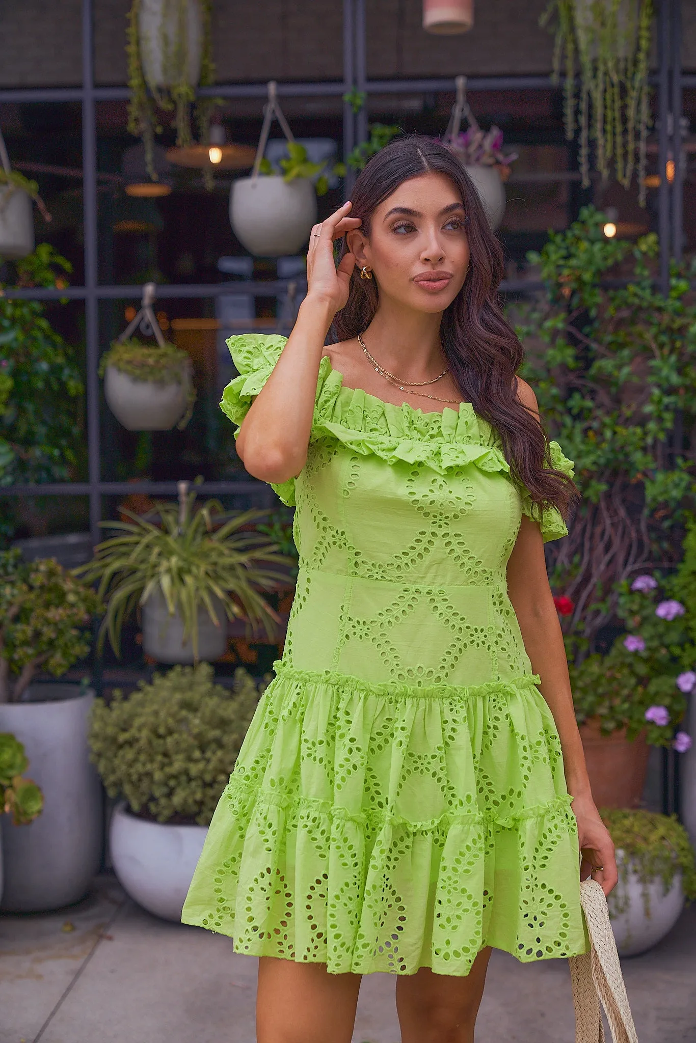 Off the Shoulder Mini Dress