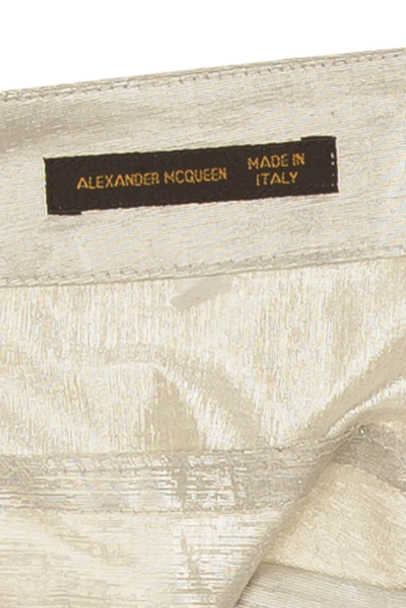 Original Alexander McQueen - Silver Pants - IT 40