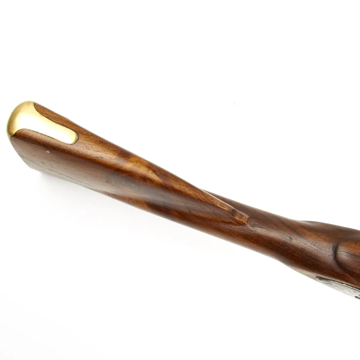 Original British P-1771 East India Company Brown Bess Flintlock Musket with Bannister Rail Stock - Dated 1776