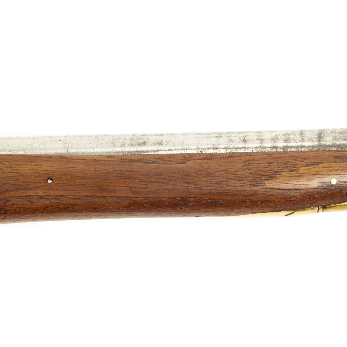 Original British P-1771 East India Company Brown Bess Flintlock Musket with Bannister Rail Stock - Dated 1776