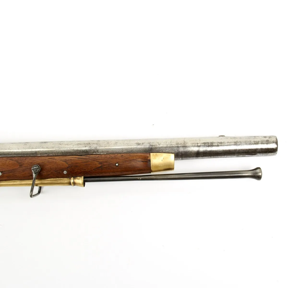 Original British P-1771 East India Company Brown Bess Flintlock Musket with Bannister Rail Stock - Dated 1776