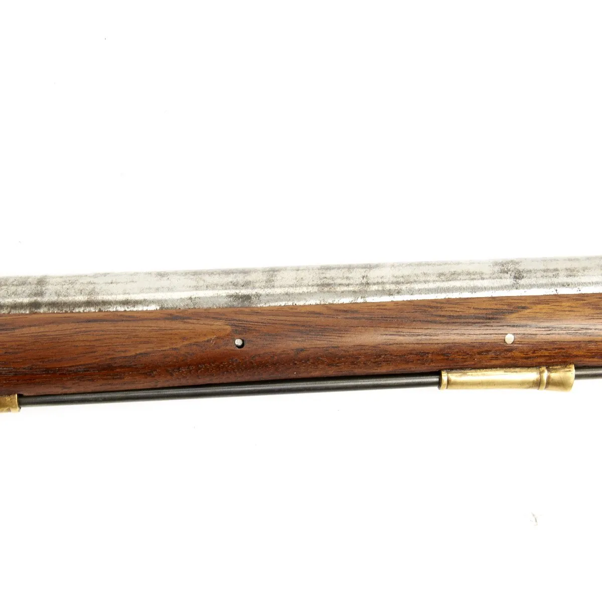 Original British P-1771 East India Company Brown Bess Flintlock Musket with Bannister Rail Stock - Dated 1776