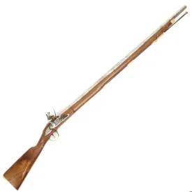 Original British P-1771 East India Company Brown Bess Flintlock Musket with Bannister Rail Stock - Dated 1776
