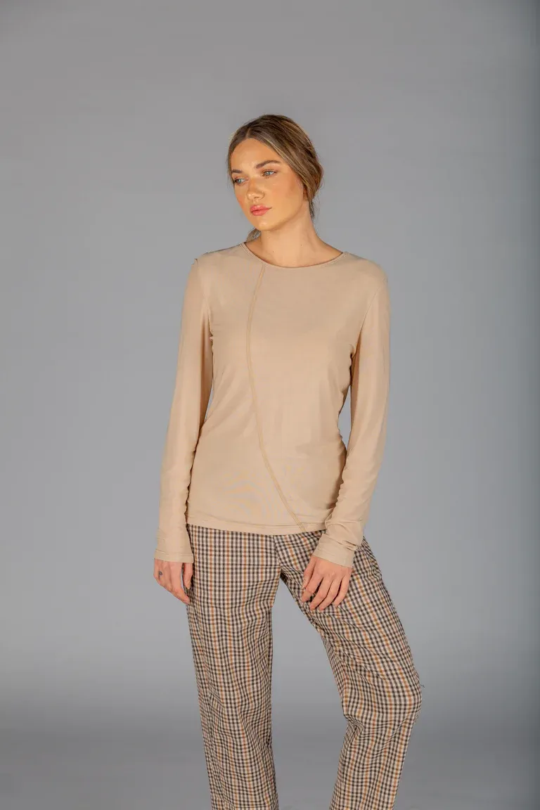 Stylish Paolo Tricot LC1 Mesh Top for Women