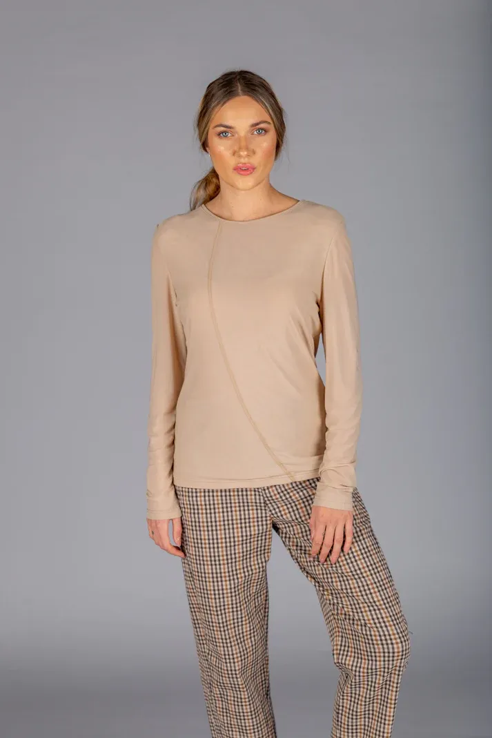Stylish Paolo Tricot LC1 Mesh Top for Women