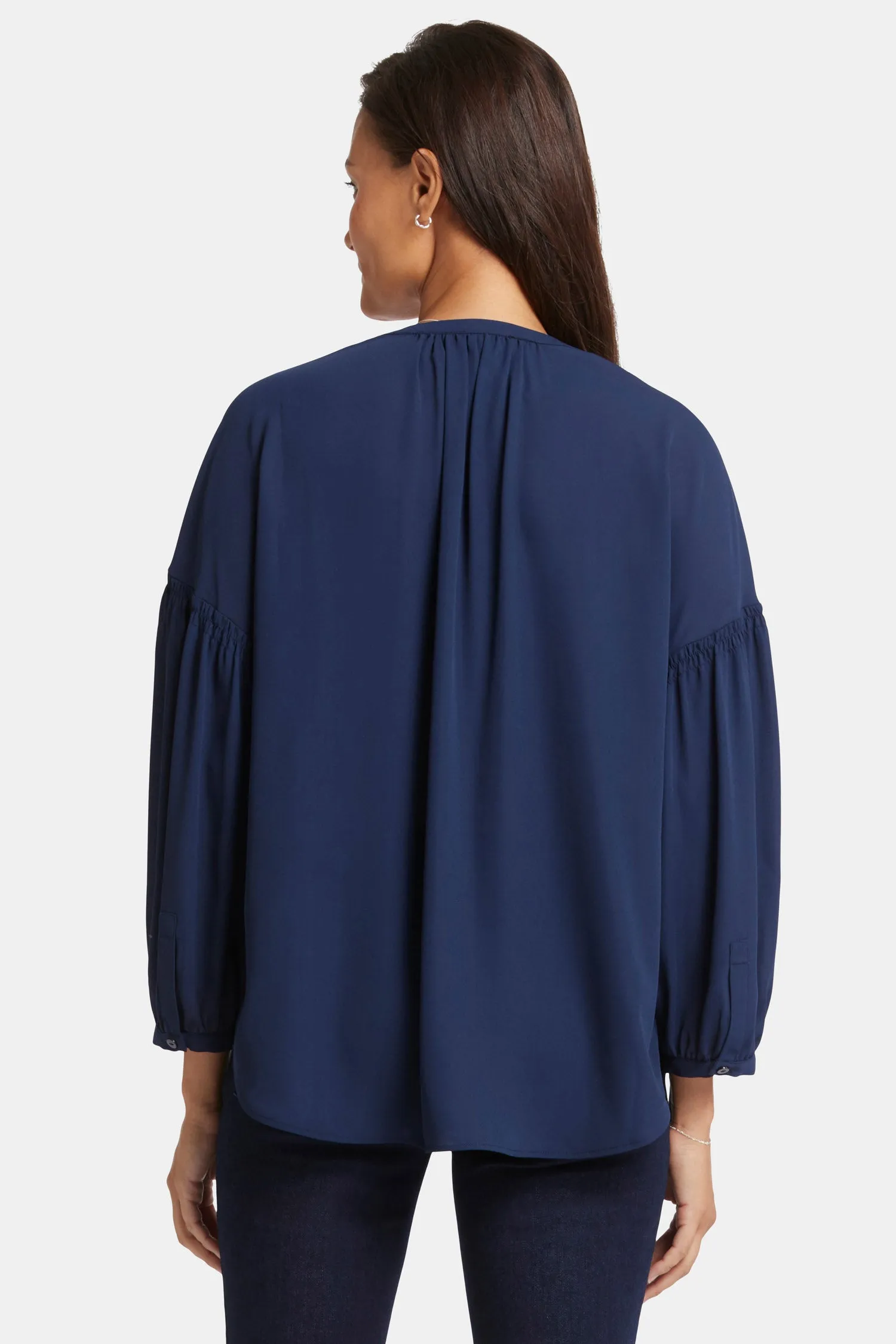 Paulina Peasant Blouse - Starless Sky