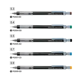 (Pre-Order) PENTEL Graflet 0.3~0.9mm HB drafting mechanical pencil PG50 Z2-1N