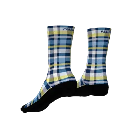 Pro 6" Sock - Denim Plaid