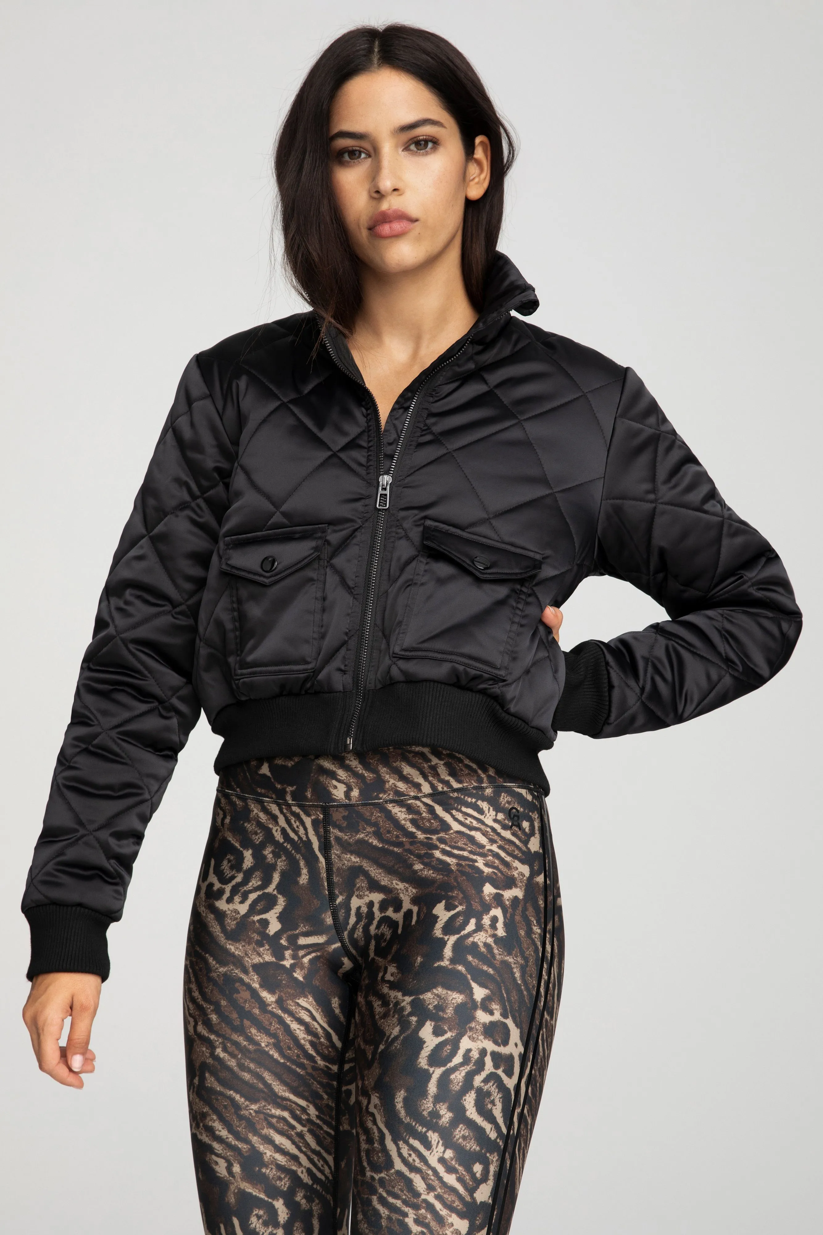QUILTED PUFFER | BLACK001