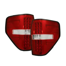 RECON - LED Tail Lights - Red Lens - 2009-2014 F150/Raptor