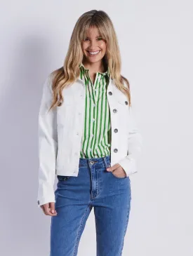 Rylan Denim Jacket - White