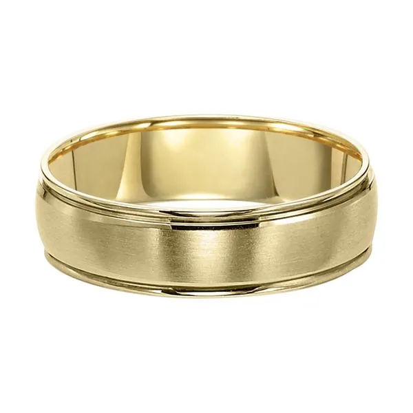 Satin & Polished Wedding Band